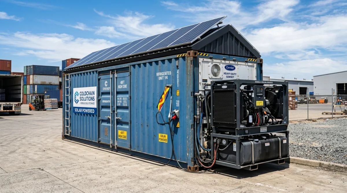 Mobile Cold Storage & Blast Freezer Containers