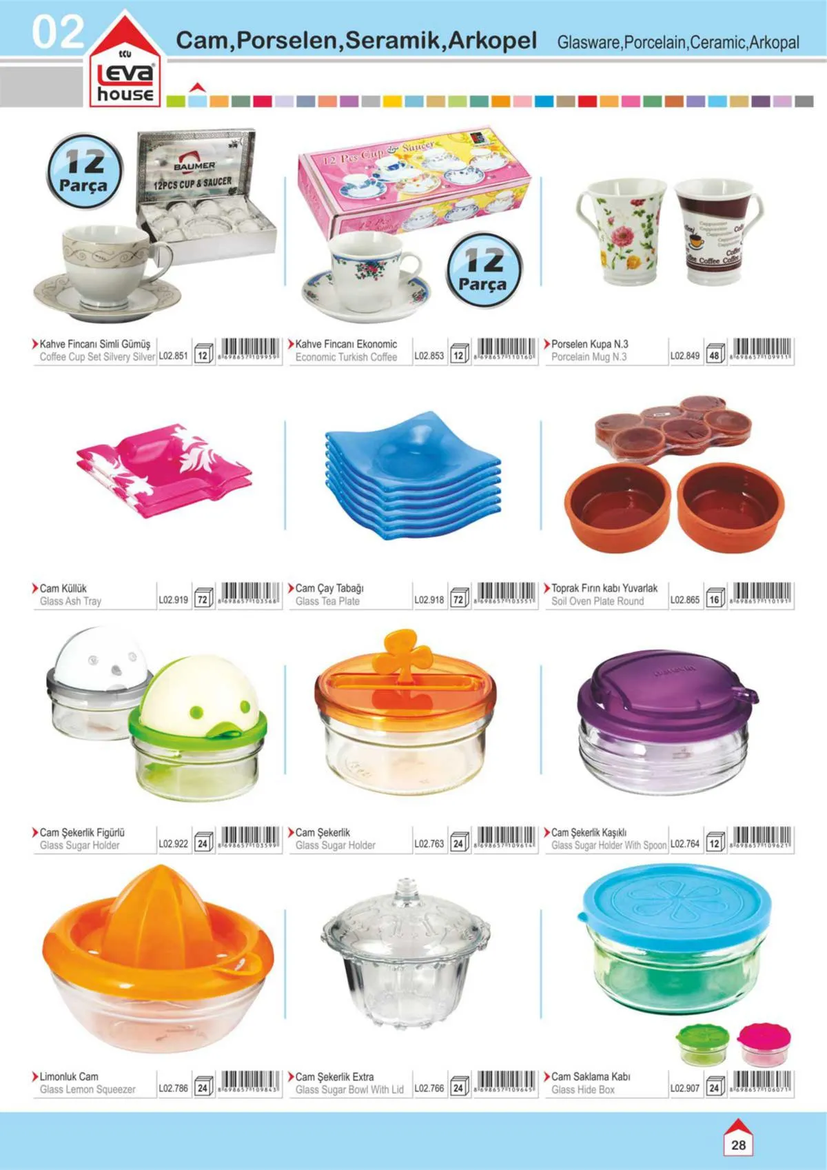 Wholesale Kitchenware & Plastic Storage Containers Collection Model 64 — Kitchenware, Glassware & Household Plastics | AFRIMEKS Foreign Trade