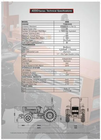 Modern Agricultural Tractor & Tillage Equipment Model 11 — Agricultural Machinery, Tractors & Farming Implements | AFRIMEKS Foreign Trade