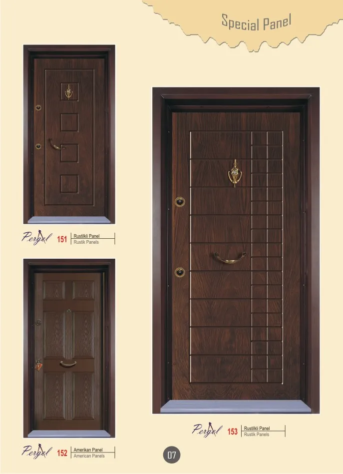 Luxury High-Security Steel Door & Interior Doors Series Model 40 — Construction Materials, Steel Security Doors & Building Profiles | AFRIMEKS Foreign Trade