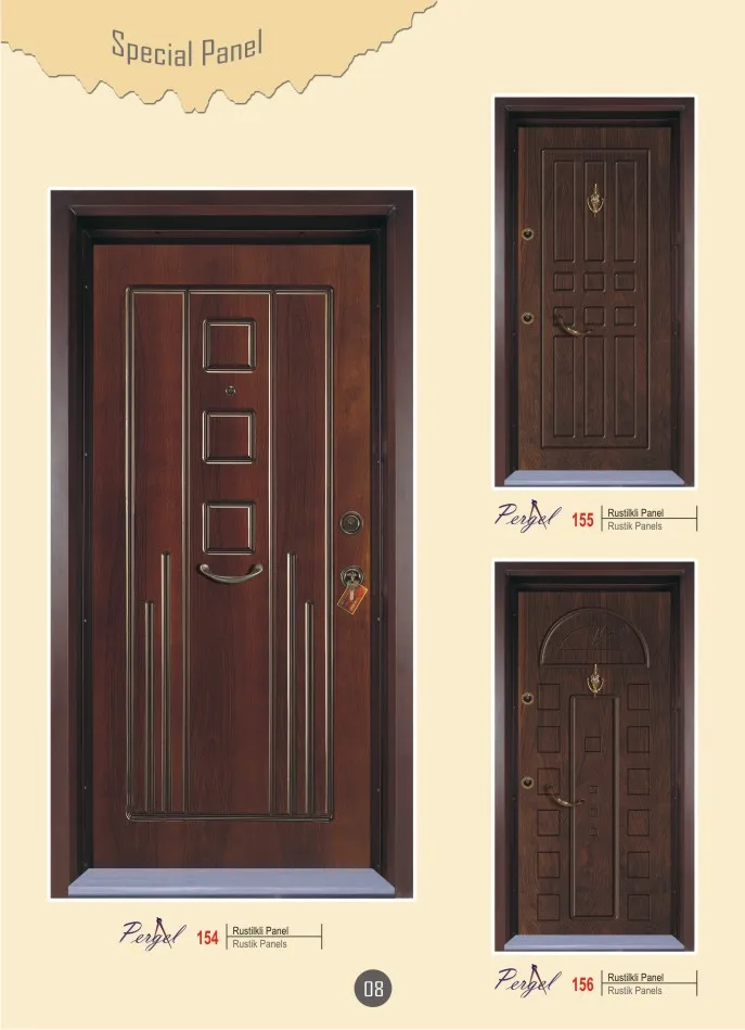 Luxury High-Security Steel Door & Interior Doors Series Model 6 — Construction Materials, Steel Security Doors & Building Profiles | AFRIMEKS Foreign Trade