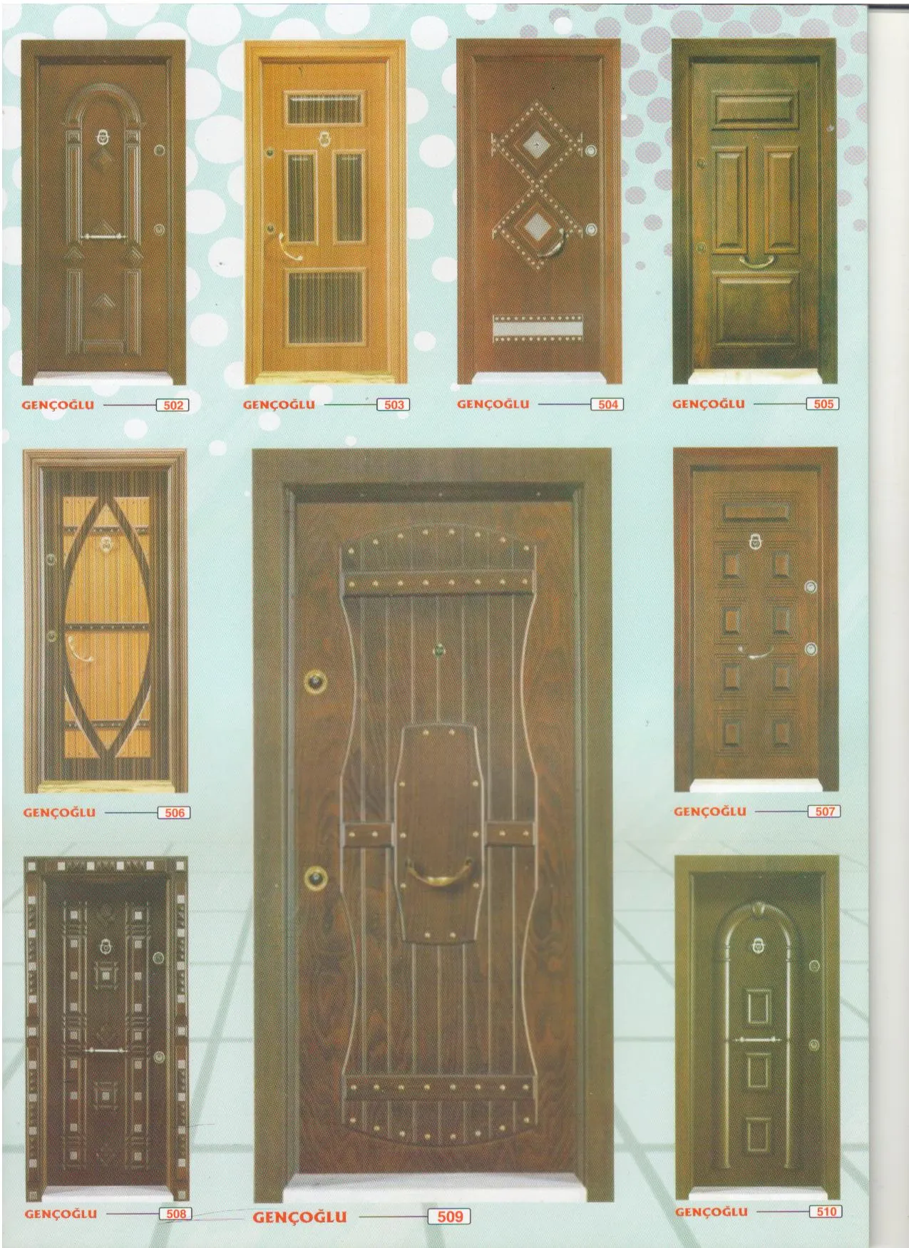 Luxury High-Security Steel Door & Interior Doors Series Model 91 — Construction Materials, Steel Security Doors & Building Profiles | AFRIMEKS Foreign Trade