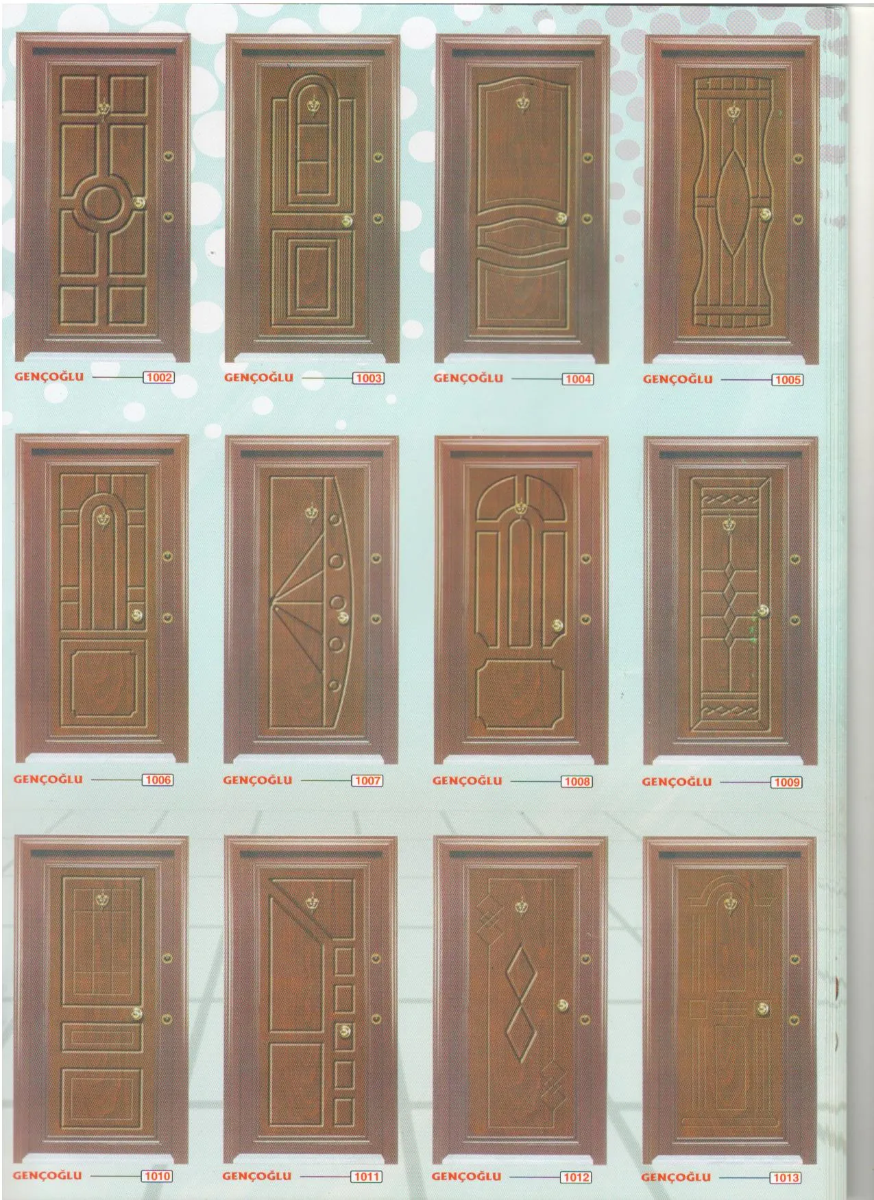 Luxury High-Security Steel Door & Interior Doors Series Model 68 — Construction Materials, Steel Security Doors & Building Profiles | AFRIMEKS Foreign Trade