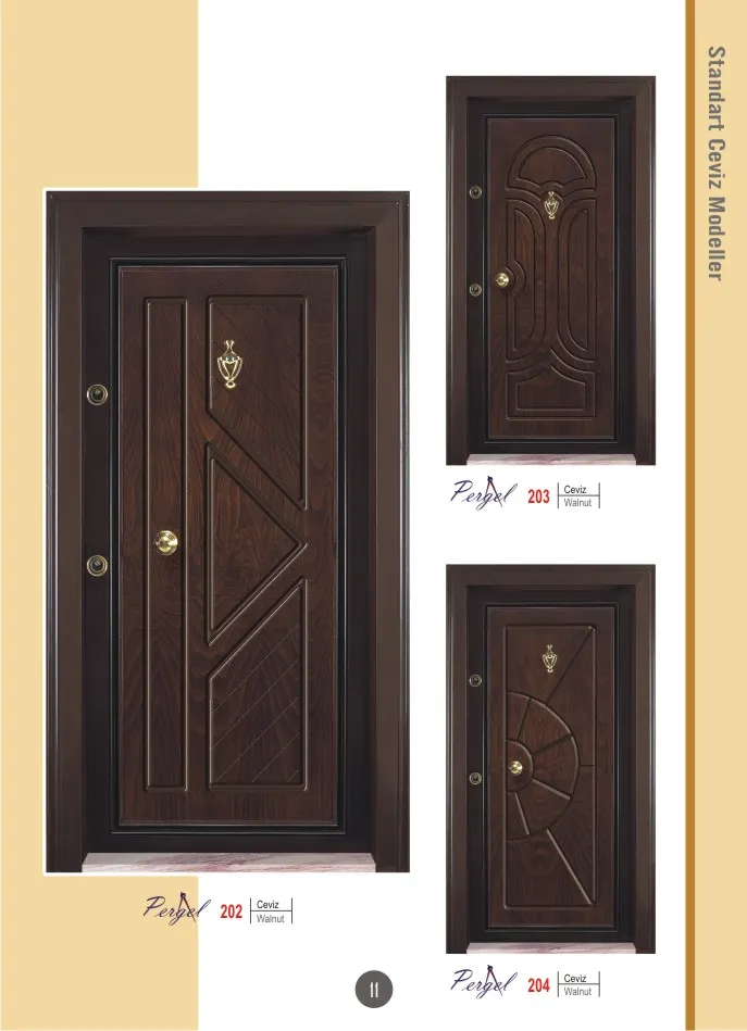 Luxury High-Security Steel Door & Interior Doors Series Model 11 — Construction Materials, Steel Security Doors & Building Profiles | AFRIMEKS Foreign Trade