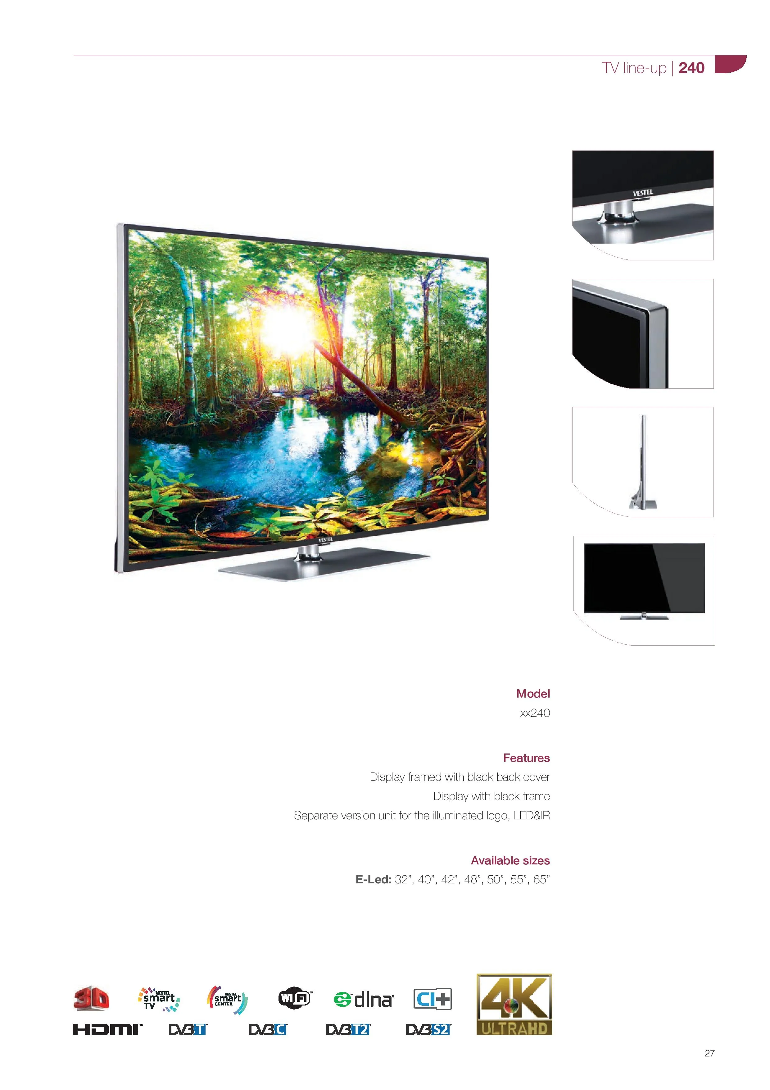 Ultra HD 4K Smart LED TV — Android TV Export Model 30 — Major Appliances, Refrigeration & Consumer Electronics | AFRIMEKS Foreign Trade