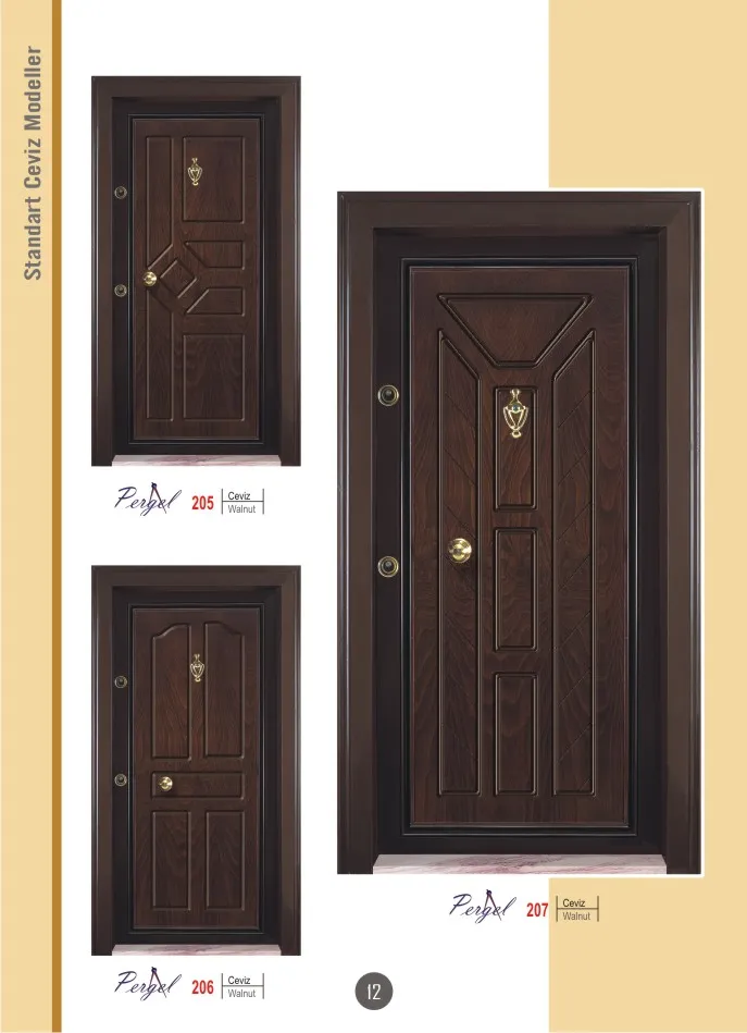 Luxury High-Security Steel Door & Interior Doors Series Model 34 — Construction Materials, Steel Security Doors & Building Profiles | AFRIMEKS Foreign Trade