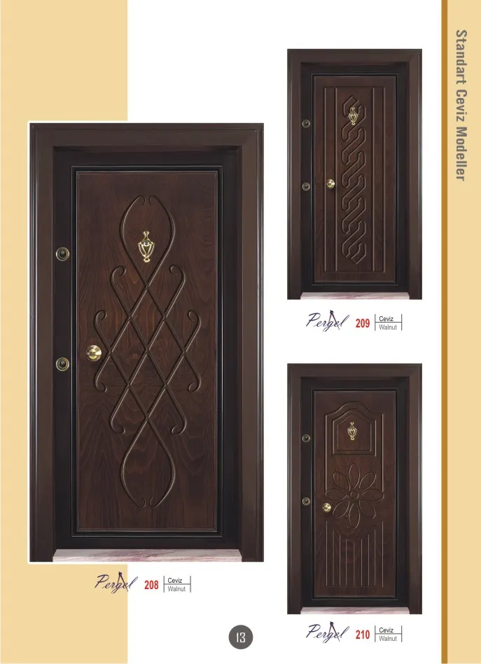 Luxury High-Security Steel Door & Interior Doors Series Model 19 — Construction Materials, Steel Security Doors & Building Profiles | AFRIMEKS Foreign Trade