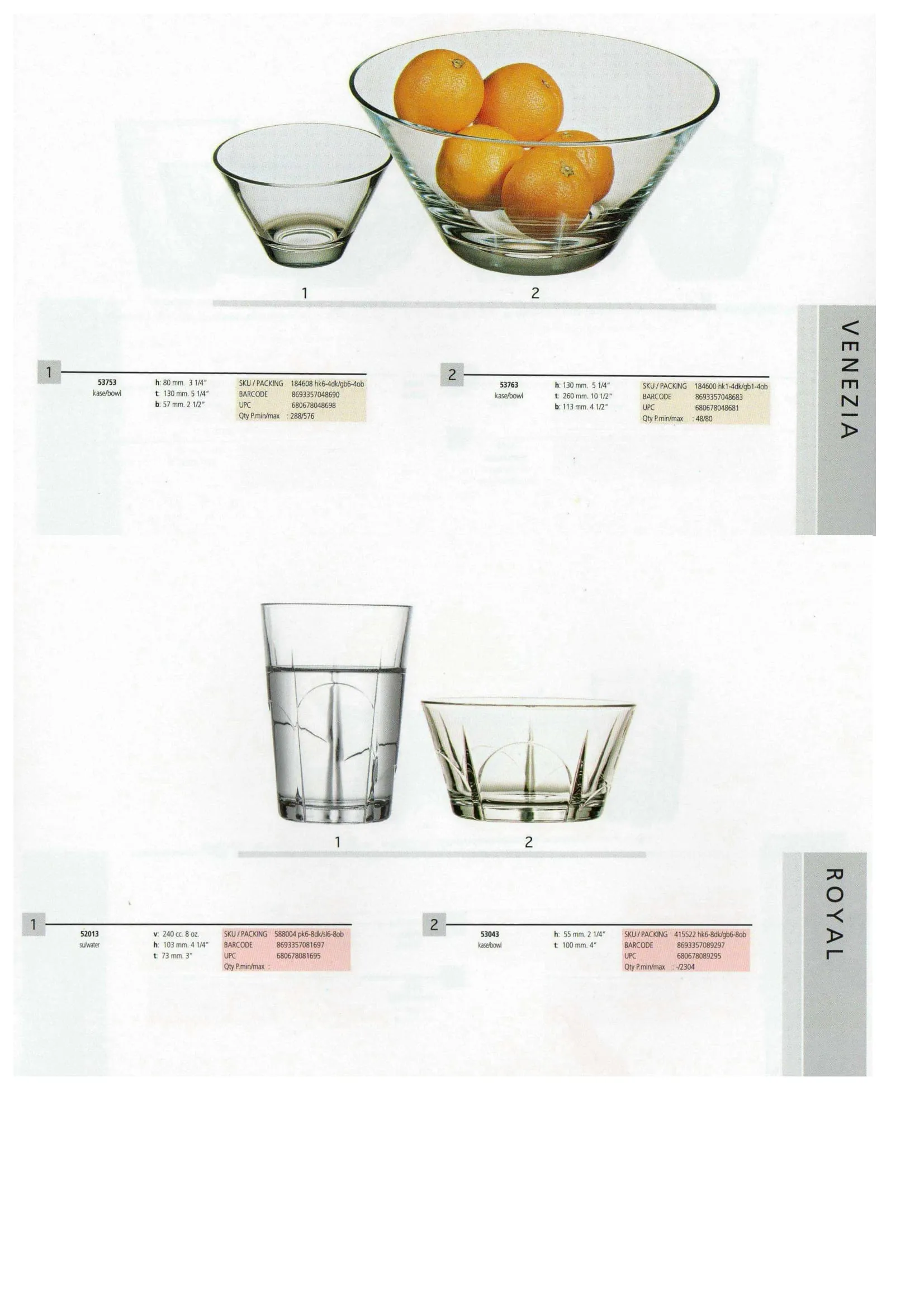 Pasabahce Export Glass Tableware & Glassware Collection Model 55 — Kitchenware, Glassware & Household Plastics | AFRIMEKS Foreign Trade