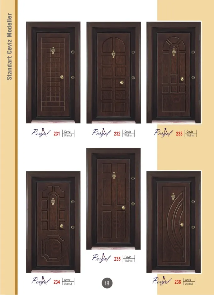 Luxury High-Security Steel Door & Interior Doors Series Model 54 — Construction Materials, Steel Security Doors & Building Profiles | AFRIMEKS Foreign Trade