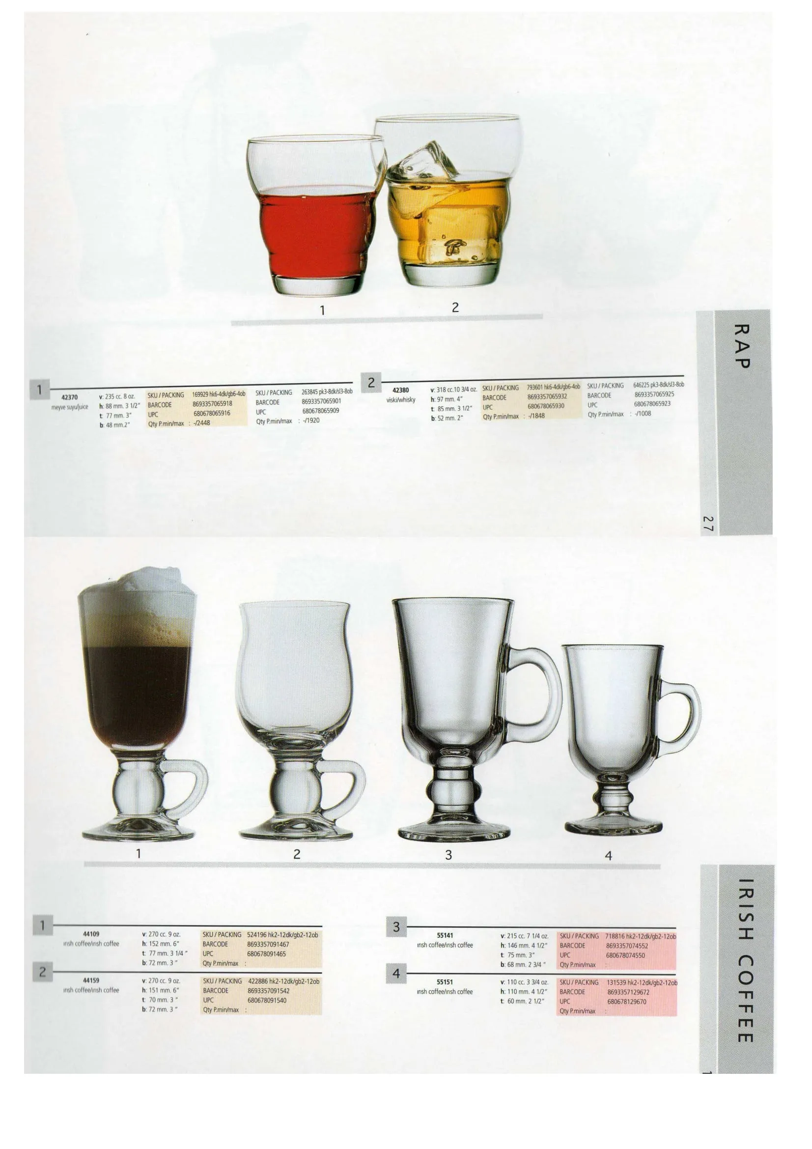 Pasabahce Export Glass Tableware & Glassware Collection Model 25 — Kitchenware, Glassware & Household Plastics | AFRIMEKS Foreign Trade