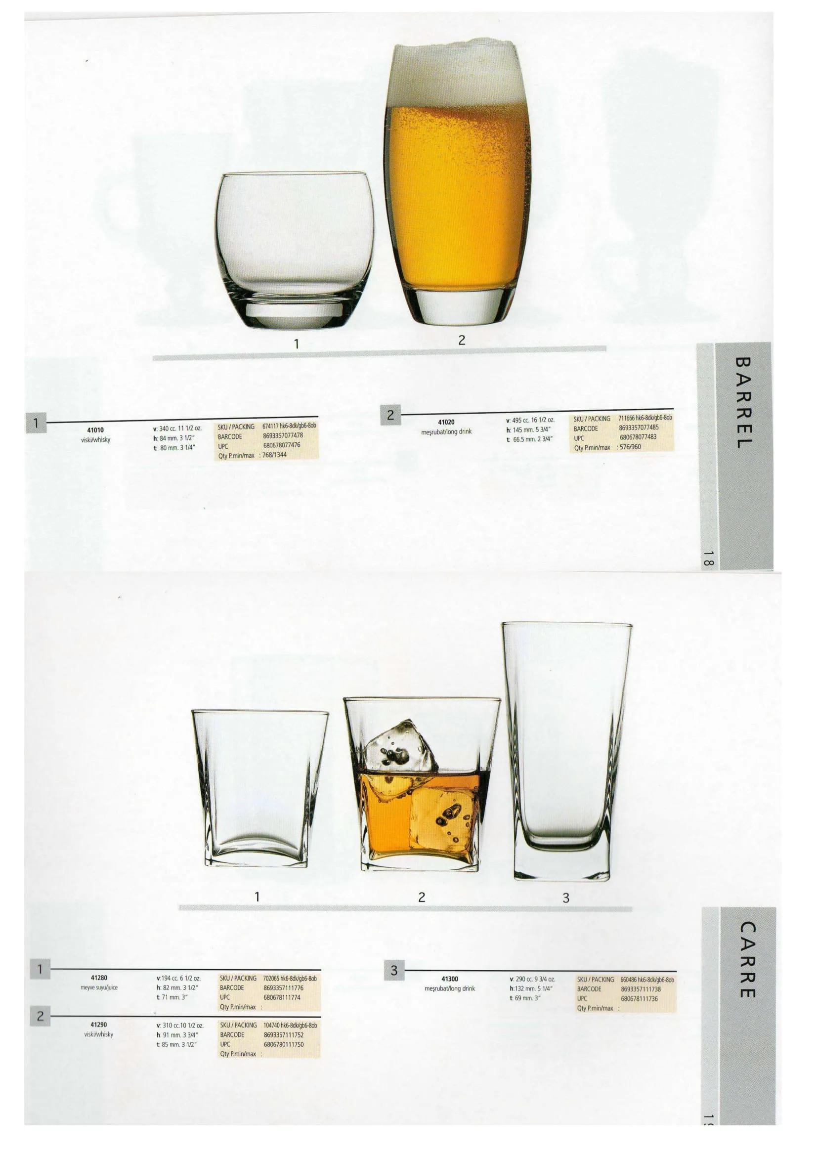Pasabahce Export Glass Tableware & Glassware Collection Model 49 — Kitchenware, Glassware & Household Plastics | AFRIMEKS Foreign Trade