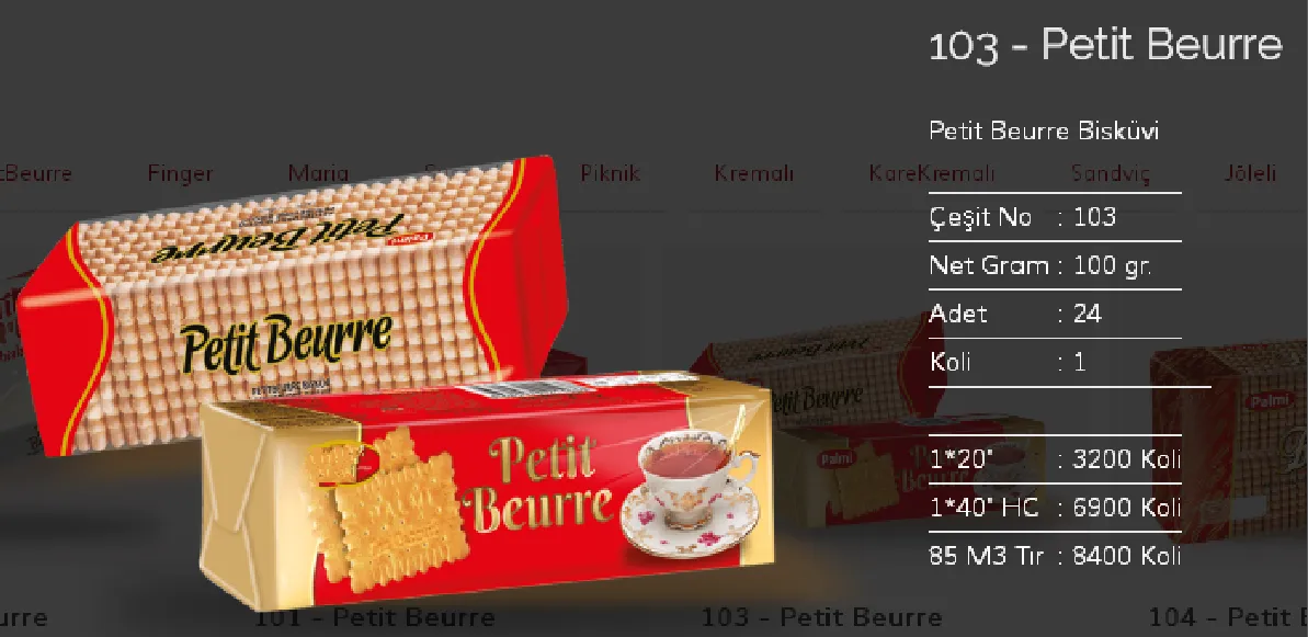 Palmiye Chocolate Coated Biscuits & Wafers Model 42 — Food, Pulses & Fast-Moving Consumer Goods | AFRIMEKS Foreign Trade