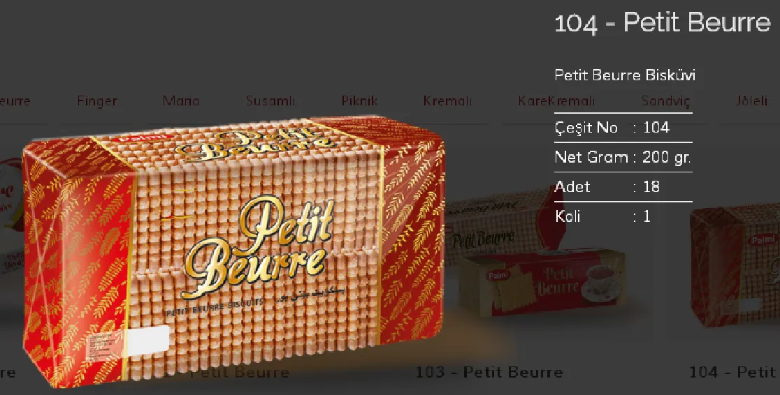 Palmiye Chocolate Coated Biscuits & Wafers Model 149 — Food, Pulses & Fast-Moving Consumer Goods | AFRIMEKS Foreign Trade