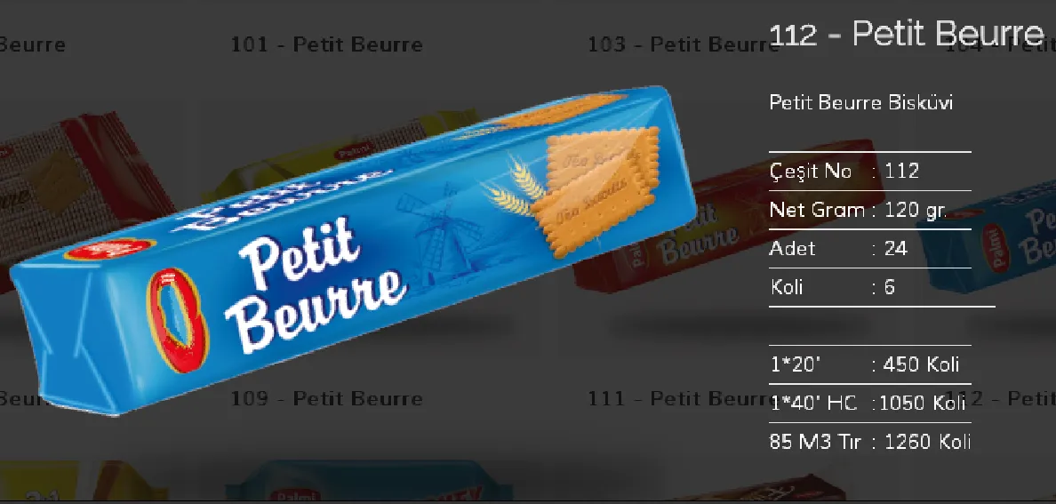 Palmiye Chocolate Coated Biscuits & Wafers Model 153 — Food, Pulses & Fast-Moving Consumer Goods | AFRIMEKS Foreign Trade