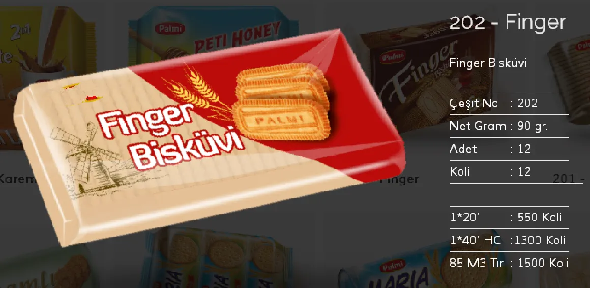 Palmiye Chocolate Coated Biscuits & Wafers Model 36 — Food, Pulses & Fast-Moving Consumer Goods | AFRIMEKS Foreign Trade