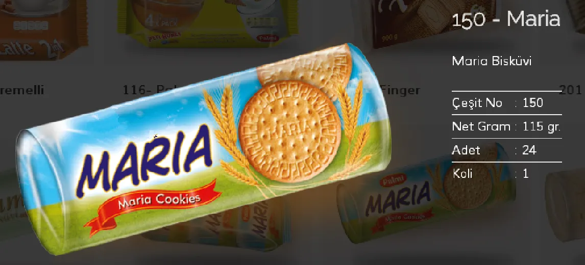 Palmiye Chocolate Coated Biscuits & Wafers Model 116 — Food, Pulses & Fast-Moving Consumer Goods | AFRIMEKS Foreign Trade