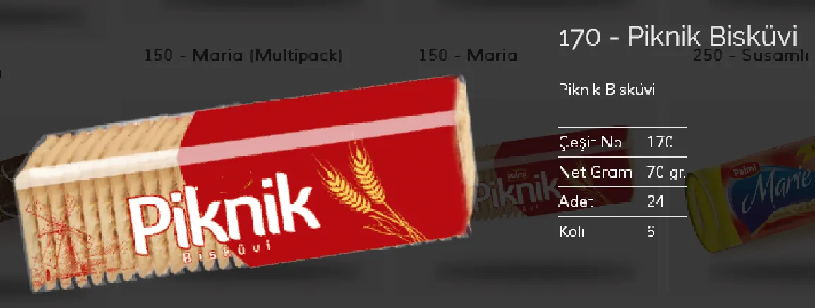 Palmiye Chocolate Coated Biscuits & Wafers Model 49 — Food, Pulses & Fast-Moving Consumer Goods | AFRIMEKS Foreign Trade
