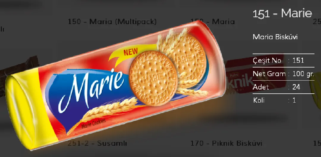 Palmiye Chocolate Coated Biscuits & Wafers Model 143 — Food, Pulses & Fast-Moving Consumer Goods | AFRIMEKS Foreign Trade