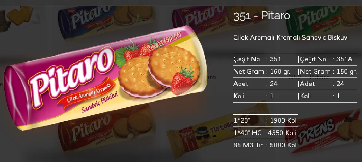 Palmiye Chocolate Coated Biscuits & Wafers Model 102 — Food, Pulses & Fast-Moving Consumer Goods | AFRIMEKS Foreign Trade
