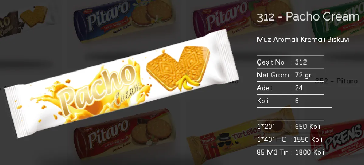 Palmiye Chocolate Coated Biscuits & Wafers Model 54 — Food, Pulses & Fast-Moving Consumer Goods | AFRIMEKS Foreign Trade