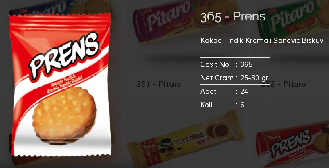 Palmiye Chocolate Coated Biscuits & Wafers Model 52 — Food, Pulses & Fast-Moving Consumer Goods | AFRIMEKS Foreign Trade