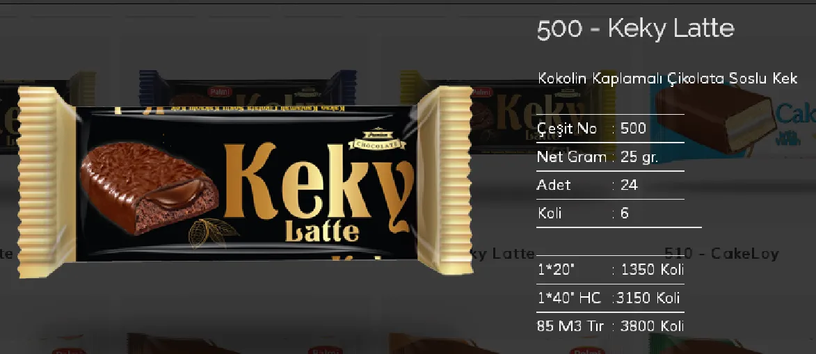 Palmiye Chocolate Coated Biscuits & Wafers Model 120 — Food, Pulses & Fast-Moving Consumer Goods | AFRIMEKS Foreign Trade