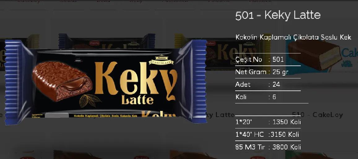 Palmiye Chocolate Coated Biscuits & Wafers Model 94 — Food, Pulses & Fast-Moving Consumer Goods | AFRIMEKS Foreign Trade