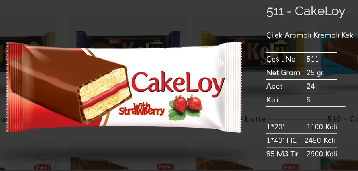Palmiye Chocolate Coated Biscuits & Wafers Model 72 — Food, Pulses & Fast-Moving Consumer Goods | AFRIMEKS Foreign Trade