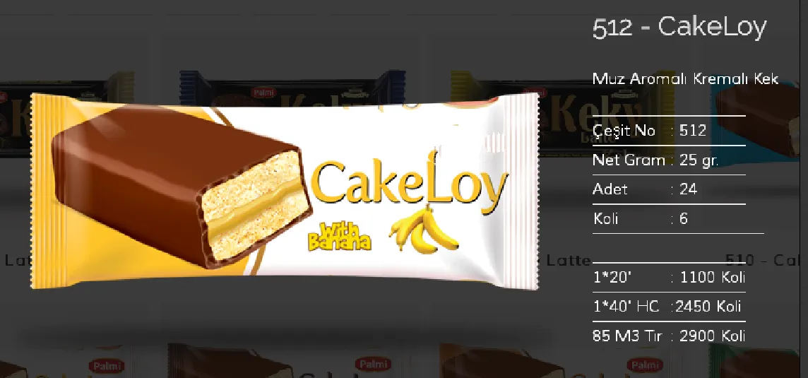 Palmiye Chocolate Coated Biscuits & Wafers Model 145 — Food, Pulses & Fast-Moving Consumer Goods | AFRIMEKS Foreign Trade