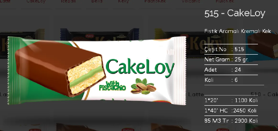 Palmiye Chocolate Coated Biscuits & Wafers Model 123 — Food, Pulses & Fast-Moving Consumer Goods | AFRIMEKS Foreign Trade