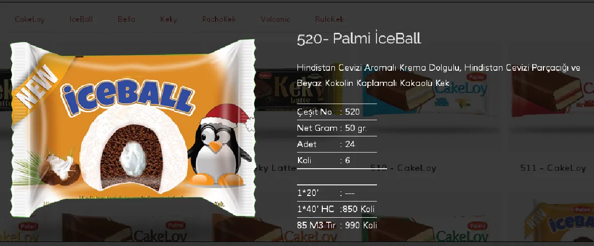 Palmiye Chocolate Coated Biscuits & Wafers Model 152 — Food, Pulses & Fast-Moving Consumer Goods | AFRIMEKS Foreign Trade