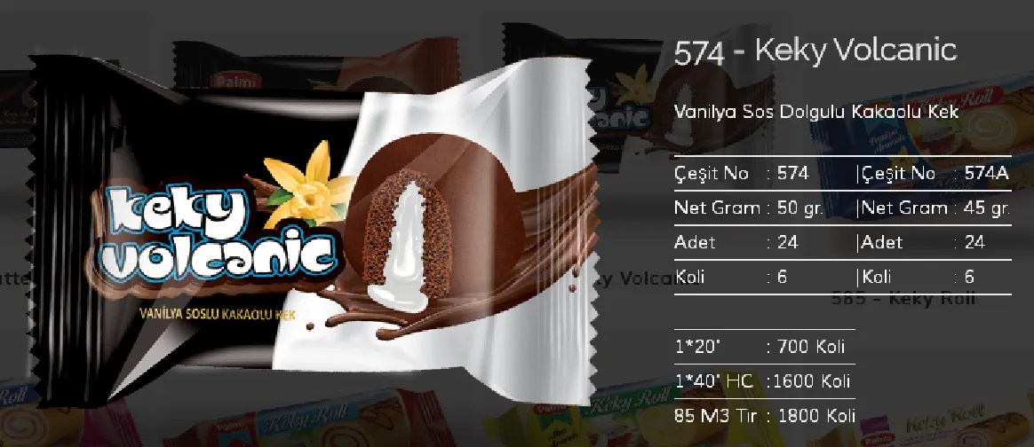 Palmiye Chocolate Coated Biscuits & Wafers Model 124 — Food, Pulses & Fast-Moving Consumer Goods | AFRIMEKS Foreign Trade