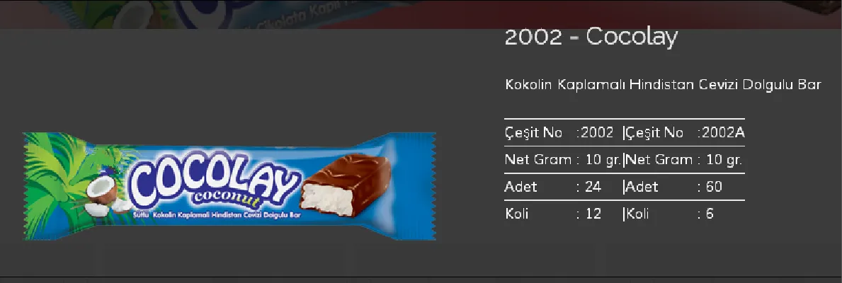 Palmiye Chocolate Coated Biscuits & Wafers Model 141 — Food, Pulses & Fast-Moving Consumer Goods | AFRIMEKS Foreign Trade