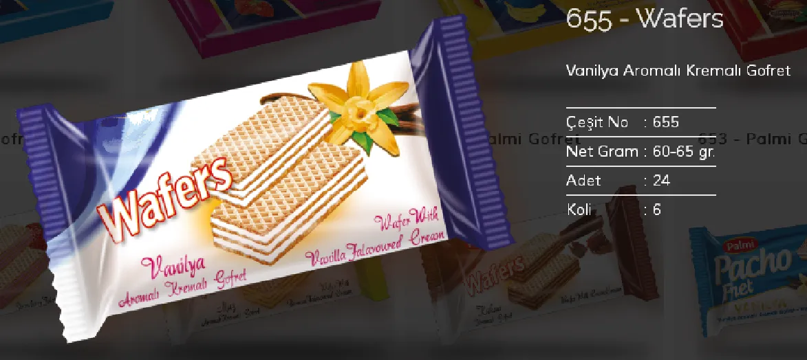 Palmiye Chocolate Coated Biscuits & Wafers Model 69 — Food, Pulses & Fast-Moving Consumer Goods | AFRIMEKS Foreign Trade