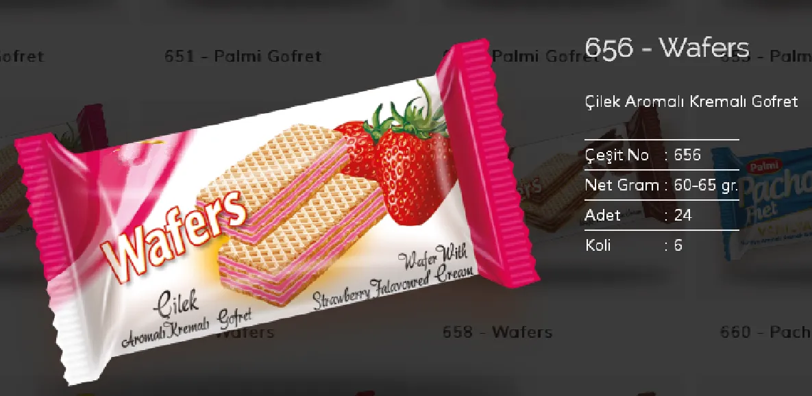 Palmiye Chocolate Coated Biscuits & Wafers Model 133 — Food, Pulses & Fast-Moving Consumer Goods | AFRIMEKS Foreign Trade