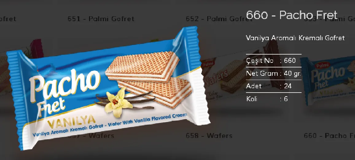 Palmiye Chocolate Coated Biscuits & Wafers Model 83 — Food, Pulses & Fast-Moving Consumer Goods | AFRIMEKS Foreign Trade