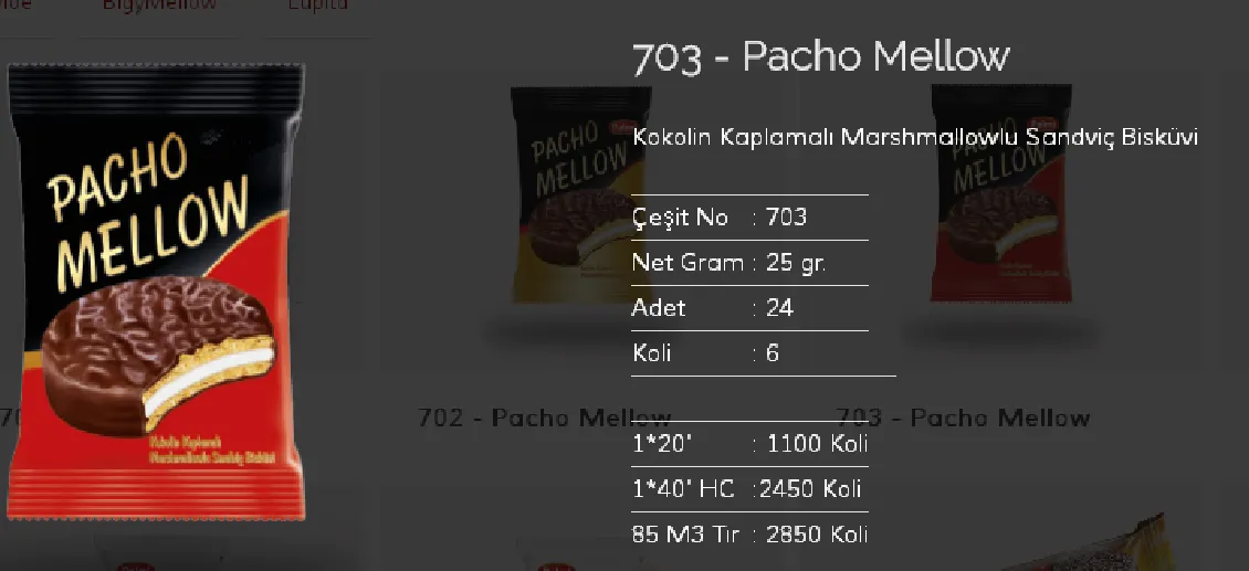 Palmiye Chocolate Coated Biscuits & Wafers Model 15 — Food, Pulses & Fast-Moving Consumer Goods | AFRIMEKS Foreign Trade