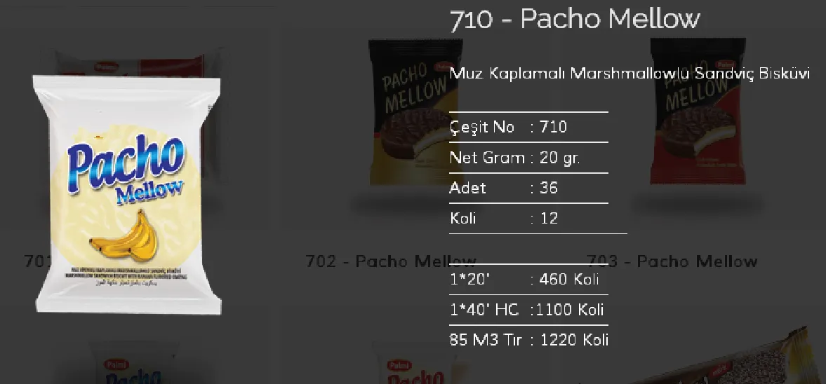 Palmiye Chocolate Coated Biscuits & Wafers Model 78 — Food, Pulses & Fast-Moving Consumer Goods | AFRIMEKS Foreign Trade