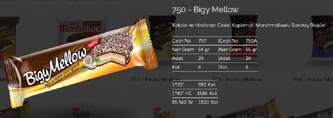 Palmiye Chocolate Coated Biscuits & Wafers Model 25 — Food, Pulses & Fast-Moving Consumer Goods | AFRIMEKS Foreign Trade