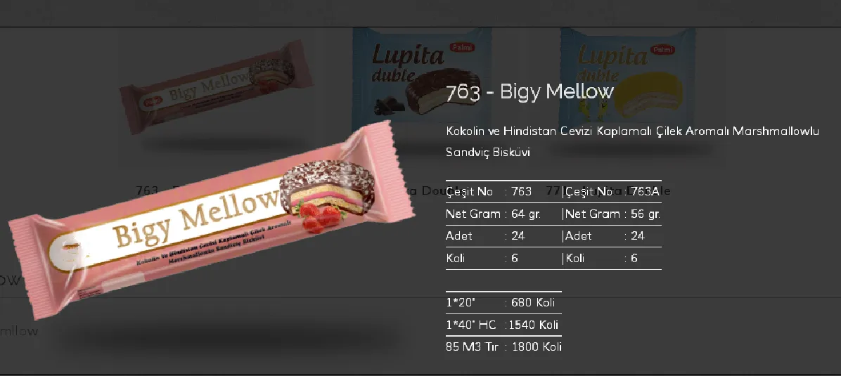 Palmiye Chocolate Coated Biscuits & Wafers Model 46 — Food, Pulses & Fast-Moving Consumer Goods | AFRIMEKS Foreign Trade