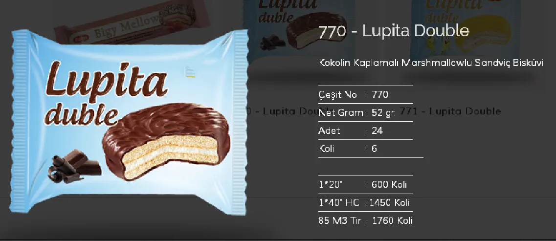 Palmiye Chocolate Coated Biscuits & Wafers Model 103 — Food, Pulses & Fast-Moving Consumer Goods | AFRIMEKS Foreign Trade