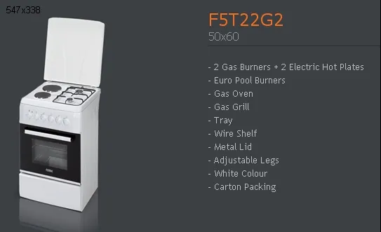 4-Burner Gas Freestanding Cooker & Grill (LPG/Natural Gas) Model 176 — Major Appliances, Refrigeration & Consumer Electronics | AFRIMEKS Foreign Trade