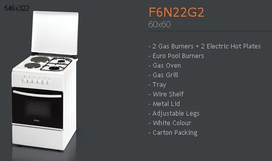 4-Burner Gas Freestanding Cooker & Grill (LPG/Natural Gas) Model 33 — Major Appliances, Refrigeration & Consumer Electronics | AFRIMEKS Foreign Trade