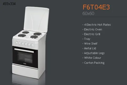 4-Burner Gas Freestanding Cooker & Grill (LPG/Natural Gas) Model 11 — Major Appliances, Refrigeration & Consumer Electronics | AFRIMEKS Foreign Trade