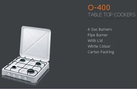 4-Burner Gas Freestanding Cooker & Grill (LPG/Natural Gas) Model 28 — Major Appliances, Refrigeration & Consumer Electronics | AFRIMEKS Foreign Trade