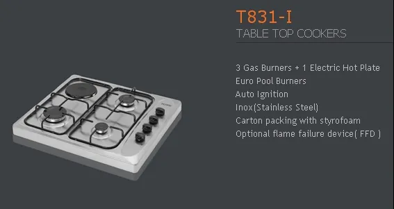 4-Burner Gas Freestanding Cooker & Grill (LPG/Natural Gas) Model 87 — Major Appliances, Refrigeration & Consumer Electronics | AFRIMEKS Foreign Trade