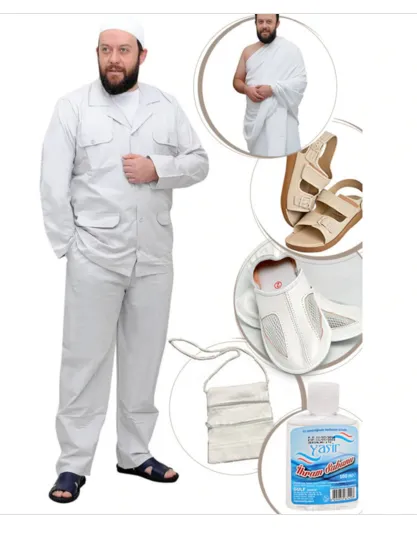 Hajj & Umrah Pilgrimage Apparel / Cotton Ihram & Abaya Set Model 14 — Women's Fashion, Evening Gowns, Modest Wear & Hajj Clothing | AFRIMEKS Foreign Trade