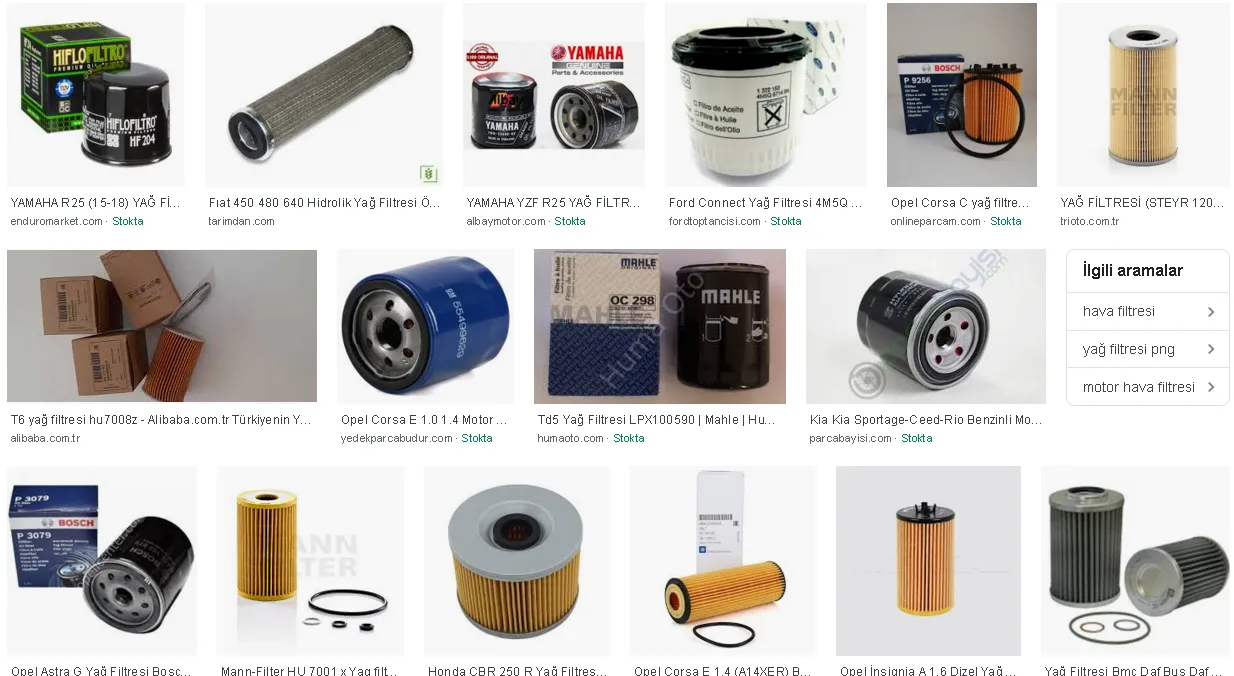 Automotive Air, Oil & Fuel Filters Export Series Model 6 — Automotive Spare Parts, Batteries, Tires & Lubricants | AFRIMEKS Foreign Trade