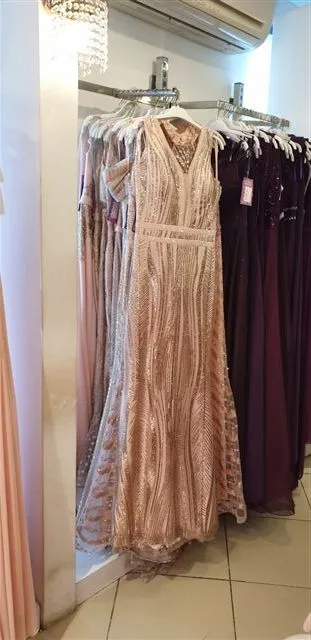 Luxury Evening & Gala Gown Collection Model 102 — Women's Fashion, Evening Gowns, Modest Wear & Hajj Clothing | AFRIMEKS Foreign Trade