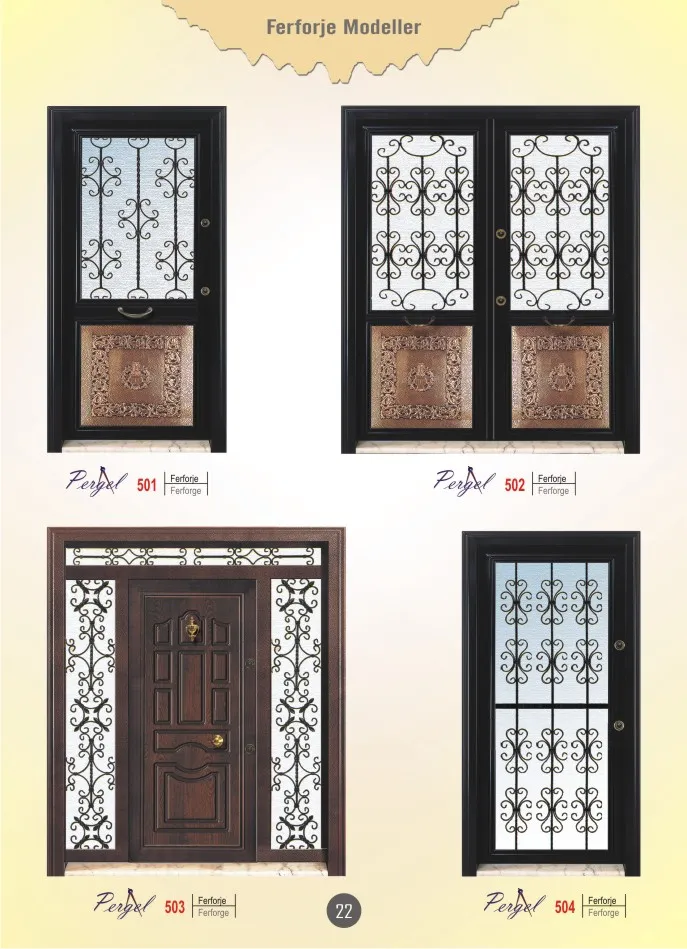 Luxury High-Security Steel Door & Interior Doors Series Model 86 — Construction Materials, Steel Security Doors & Building Profiles | AFRIMEKS Foreign Trade